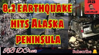 Alaska Earthquake and tsunami alert [upl. by Tamanaha]