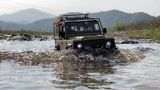 RC  Defender D90 Riverside Offroad RunSecond Body First Run 1 [upl. by Tterej]