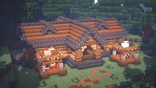 Minecraft Easy Villager Trading Hall Build Tutorial [upl. by Lanuk864]