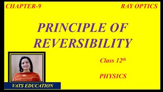 Principle of Reversibility  Chapter 9 Ray Optics Class 12 physics [upl. by Nara]