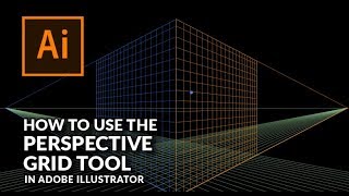 How To Use The Perspective Grid Tool in Illustrator [upl. by Netsrejk]