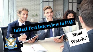 Initial Interview in PAF Selection Test [upl. by Brent]