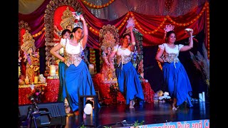 My Italian Tarantella Dance Performance Durga Puja 2024 [upl. by Edd642]