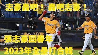 【各隊全壘打王系列】中信兄弟張志豪2023年全壘打合輯  CPBL Highlights [upl. by Aij]