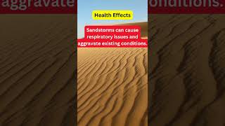 Facts about Sandstorm in the Middle East Health Effects shorts [upl. by Engeddi375]