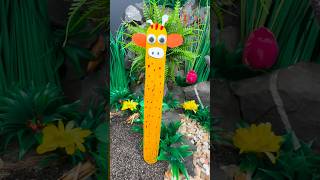 DIY Ice Cream Wooden Giraffe Craft for Kids Easy amp Fun at Home Craft diy craft craftyfun kids [upl. by Akirrehs]