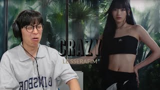 파격  LE SSERAFIM 르세라핌 CRAZY 리액션 [upl. by Ayalat]