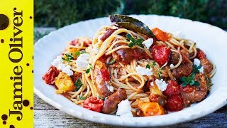 Summer Sausage Pasta  Jamie Oliver [upl. by Talbert]