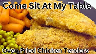 Oven Fried Chicken Tenders  Juicy and Tender  Quick and Easy to get Dinner on the Table [upl. by Octavus358]