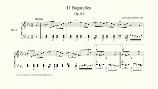 Beethoven Bagatelle Op 119 No 5 Risoluto [upl. by Gipson104]