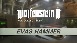 Wolfenstein 2  Evas Hammer  All Collectibles Starcards Concepts Readables [upl. by Lectra]