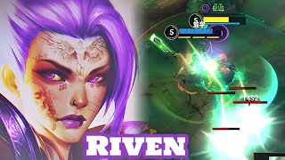 Wild Rift Riven  Top 1 Riven Gameplay Rank Grandmaster [upl. by Airamasor934]