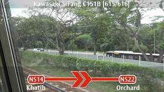 SMRT C151B 615616 Khatib → Orchard [upl. by Ridgley]