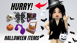 🚀HURRY GET FREE ROBLOX HALLOWEEN EVENT ITEMS 🤩🎃  LAST DAY [upl. by Wynnie]