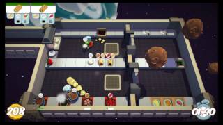 Overcooked Level 53 2Player OUTDATED World Record Score 442 [upl. by Nuaj359]