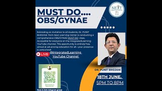 Must Do OBSGYNAE By Dr Punit Bhojani [upl. by Handel]