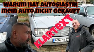 Warum hat TimoAutosiastik mein Benz nicht gekauft Jetzt reden wir Klartext [upl. by Irrot]