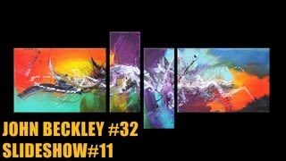 Abstract painting Slideshow 11 HD Video  John Beckley [upl. by Etan]