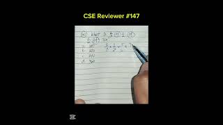 CSE Reviewer 147 [upl. by Braun]