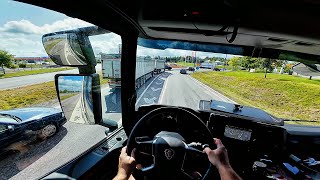 POV Driving Scania 530S V8  Norrkoping Sweden [upl. by Ilana]