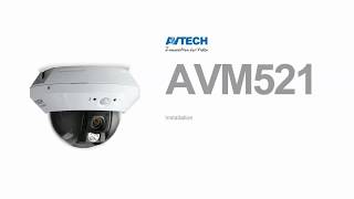 AVM521 IP Camera WDR AVTECH Installation [upl. by Barcus]