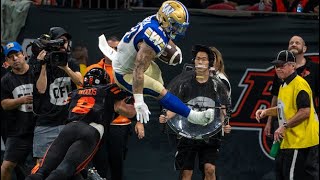 CFL 2023 Recap Winnipeg  BC  week 18 [upl. by Nwahsat]