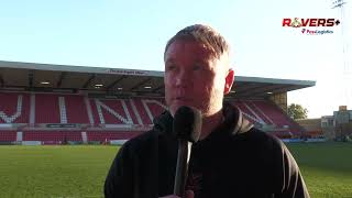 Grant McCann reacts to dramatic away win at Swindon [upl. by Oitaroh]