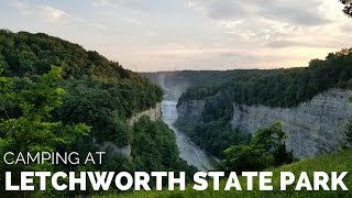 Camping Letchworth State Park the Grand Canyon of the East  RV Lifestyle [upl. by Retniw]