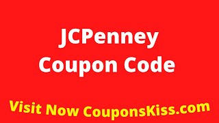 JCPenney Coupon Code 2024  How to Enter JCPenney Promo Code CouponsKisscom [upl. by Piscatelli]