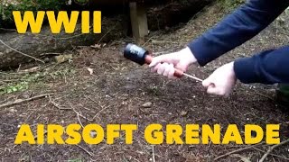 Airsoft German Stick Grenade from TLSFx [upl. by Elaweda]