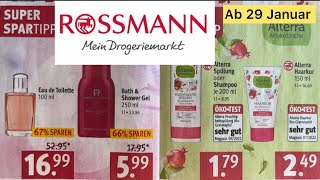 Rossmann Wochenprospekt Werbung Angebote und Aktionen gültig ab 29 Januar [upl. by Socem922]