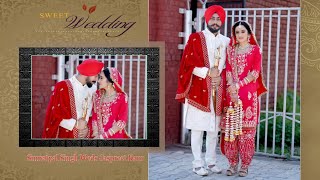 Sikh Wedding Highlight 2024Simratpal Singh Weds Jaspreet Kaur Bombay Studio Production Kartarpur [upl. by Carrol]