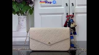 Louis Vuitton Felicie Pochette M82363 Cream [upl. by Bible]