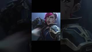 ISHA JİNXİ KORUYOR arcane arcaneseason2 VI jinx leagueoflegends [upl. by Yorker516]