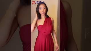 How to wear a convertible infinity dress tutorialsInfinityDresscom infinitydress [upl. by Lon]