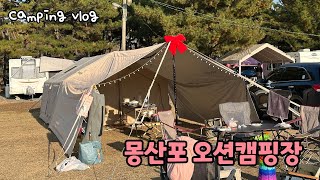 Vlog2024 캠핑 브이로그 ㅣ 몽산포 오션캠핑장 ㅣ 쿠디 파밀리아 ㅣ 에어텐트 ㅣ 겨울 캠핑 [upl. by Mateusz]