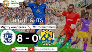 2024 Mighty mukuru wanderers 8  0 Mzuzu city hammers ⚽🔥 Second Round [upl. by Enawtna]