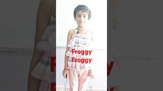 Poem froggiefor KG classesEnglish Rhymes [upl. by Dualc]