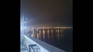 France 🇫🇷 calais on board the loading deck at the frontsetting off to Dover France port sea [upl. by Bonn]