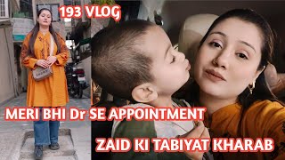 193 vlog  zaid ki tabiyat kharab  zebakhanmalik family vlog [upl. by Aiekal]