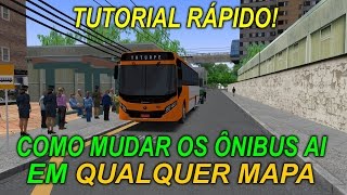 Como trocar os ônibus de qualquer mapa pra deixar o OMSI mais leve [upl. by Maxma]