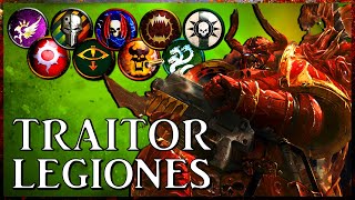 TRAITOR LEGIONS  Slaves to Darkness  Warhammer 40k Lore [upl. by Nytsirc869]