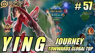 YING Jungler AssassinFighter Honor of Kings HOK  journey to the global top  Ranked  57 [upl. by Aneras]