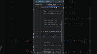 Java 🔥🔥  shorts coding java [upl. by Suneya]