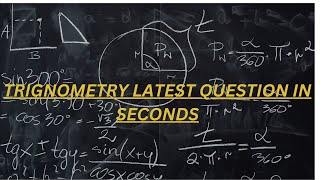 TRIGNOMETRY SSC LATEST TIME TAKING QN IN SECONDS FOR SSC CGL CHSL MATS RRB KPSC [upl. by Stuppy533]