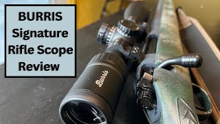 Burris Signature Series Rifle Scope  Review  Best Hunting Rifle Scope [upl. by Ecenaj92]