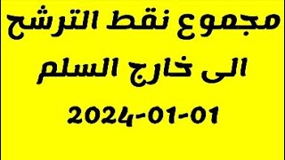 تفاصيل مجموع نقط الترشح الى خارج السلم بتاريخ 01012024 للابتدائي و الاعدادي و الملحق التربوي [upl. by Mikes]