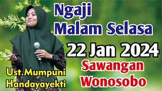 Mumpuni TERBARU 22 Jan 2024  Ceramah Ngapak Lucu Ustadzah Mumpuni Handayayekti Terbaru [upl. by Reinert]