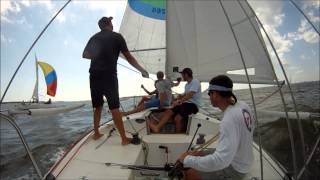 J24 Spinnaker Battle [upl. by Seltzer]