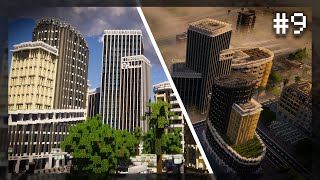 Minecraft City 9  Skyscrapers Timelapse [upl. by Yenterb669]